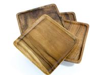 acacia wood plate