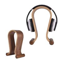 wood headphone rack