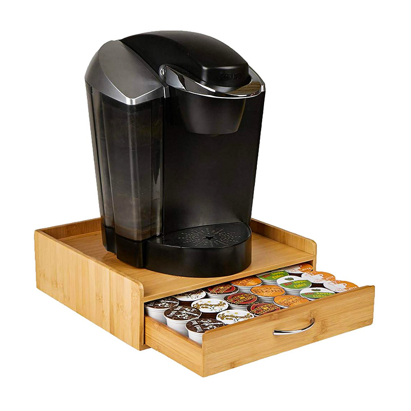 Download Bamboo Coffee Pod Drawers Storage Box | New Journey