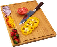 Large Bamboo Wood Cutting Board for Kitchen